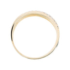 Bague "Sydney" D 0,16/17 - Or Bicolore 375/1000