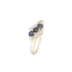 Bague "Melbourne" D 0,07/10 Sa 0,54/3 - Or Jaune 375/1000