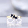 Bague "Melbourne" D 0,07/10 Sa 0,54/3 - Or Jaune 375/1000