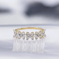 Bague "Quezon" D 0,15/24 - Or Jaune 375/1000
