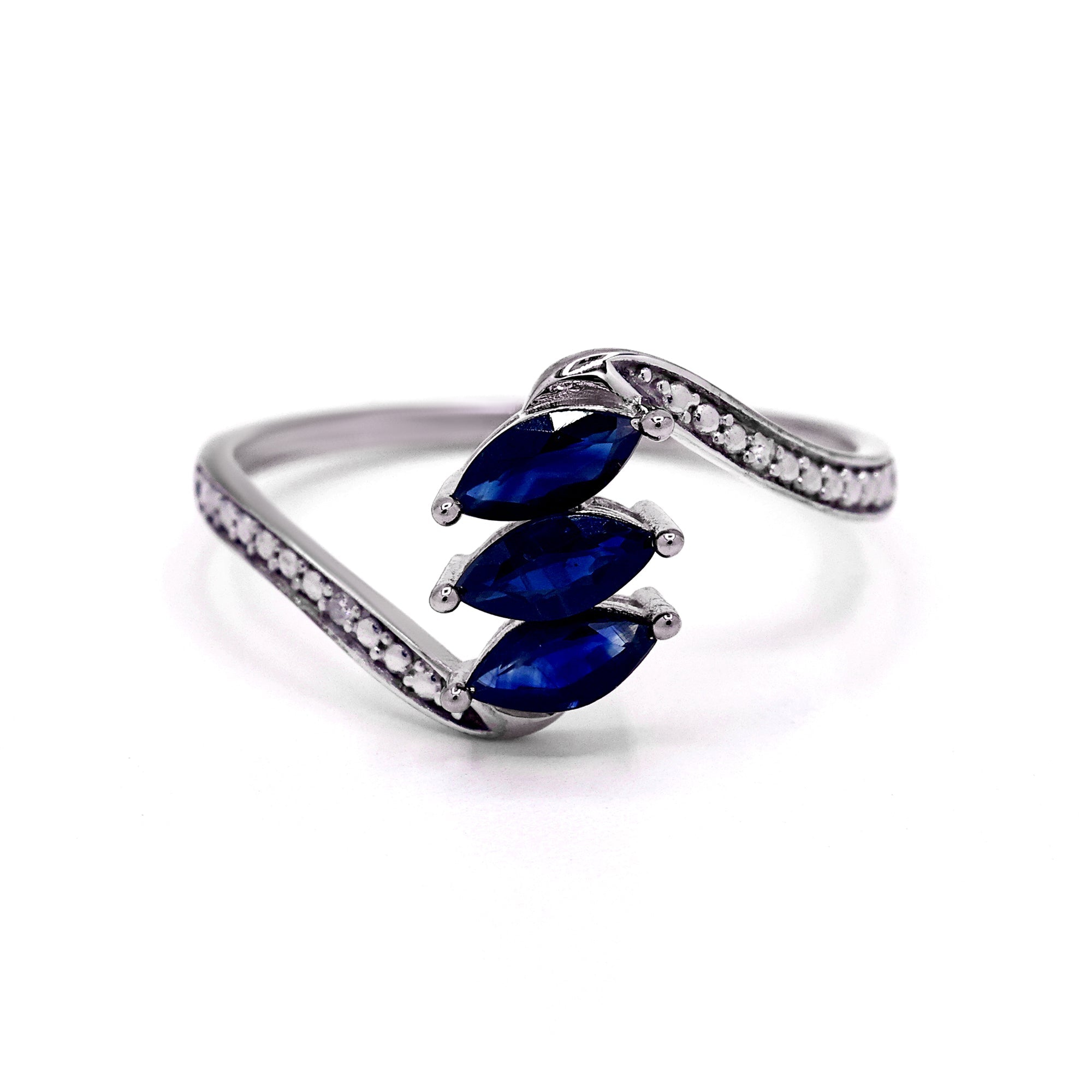 Bague "Lueur D'Étoile" D0,007/2; Sa0,792/3