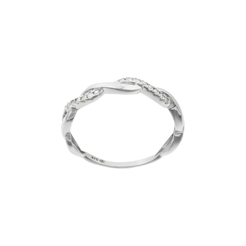 Bague "Marudi" D 0,151/25 - Or Blanc 375/1000