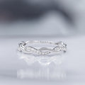Bague "Marudi" D 0,151/25 - Or Blanc 375/1000