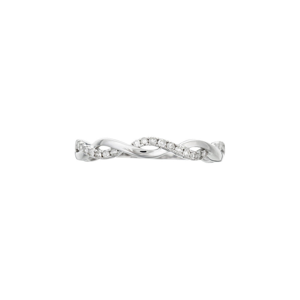 Bague "Marudi" D 0,151/25 - Or Blanc 375/1000