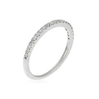 Bague "Alliance Délice" Diamants 0,16/20