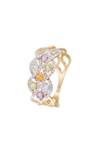 Bague "Color Pop" D0,32/100-Pér0,3/3-Top0,3/3-Ame0,18/2-Cit0,17/2
