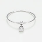 Bague "Binja" D 0,068/1 - Or Blanc 375/1000