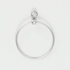 Bague "Binja" D 0,068/1 - Or Blanc 375/1000