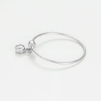 Bague "Binja" D 0,068/1 - Or Blanc 375/1000