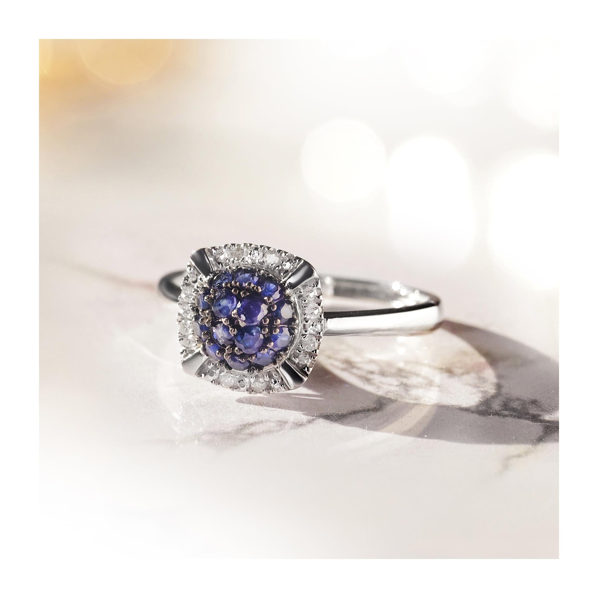 Bague "Banjar" D 0,036/8 Saphir 0,532/14