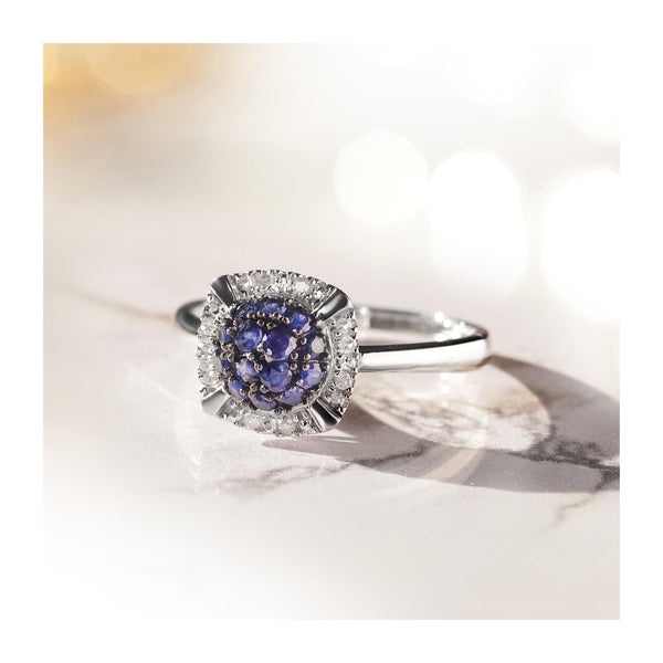 Bague "Banjar" D 0,036/8 Saphir 0,532/14