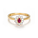 Bague "Joal" D0,26/10 Rubis 0,25/1