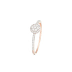 Bague "Côme" D 0,20/43 - Or Rose 375/1000