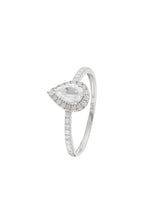 Bague "Pescara" D 0,202/32 White Topaze 0,825/1