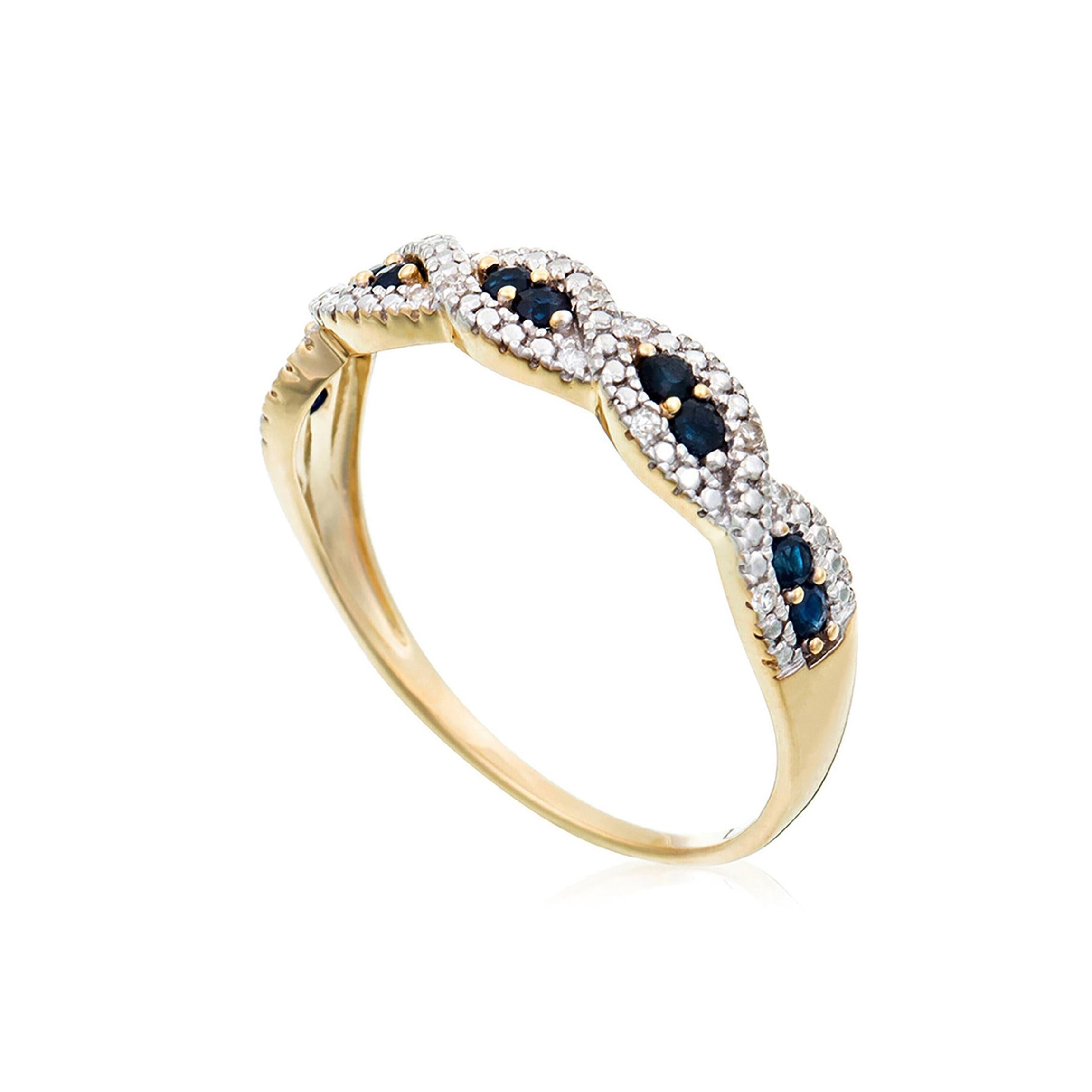 Bague "Saly" D0,05/14 Saphir 0,33/10