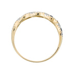 Bague "Saly" D0,05/14 Saphir 0,33/10 - Or Jaune 375/1000