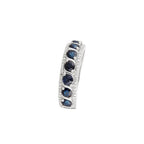 Bague "Sitra" D 0,08/24 Saphir 1,26/7 - Or Blanc 375/1000
