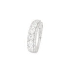 Bague "Sitra" D 0,08/24 White Topaze 1,16/7 - Or Blanc 375/1000