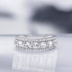 Bague "Sitra" D 0,08/24 White Topaze 1,16/7 - Or Blanc 375/1000