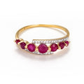 Bague "Bran" D 0,08/24  Rubis 1,05/7