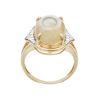 Bague "Bihina" D 0,140/20 Rutile 7,4/1 - Or Jaune 375/1000