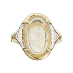 Bague "Bihina" D 0,140/20 Rutile 7,4/1 - Or Jaune 375/1000