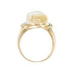 Bague "Bihina" D 0,140/20 Rutile 7,4/1 - Or Jaune 375/1000
