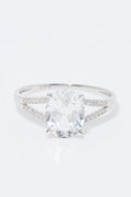 Bague "Miri" D 0,084/24  Topaze Blanche 2,45/1