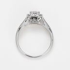 Bague "Beloni" D 0,44/65 - Or Blanc 375/1000