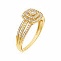 Bague "Moromba" D 0,493/97 - Or Jaune 375/1000