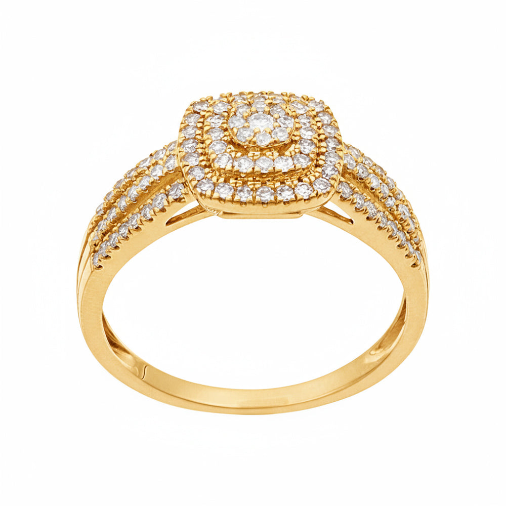 Bague "Moromba" D 0,493/97 - Or Jaune 375/1000