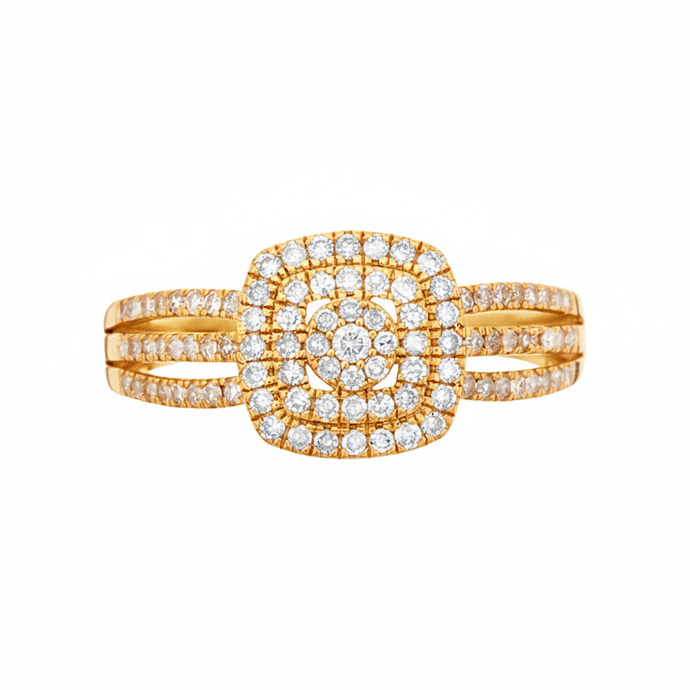 Bague "Moromba" D 0,493/97 - Or Jaune 375/1000