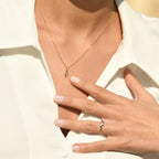 Bague "Dava" D 0,049/7 - Or Blanc 375/1000