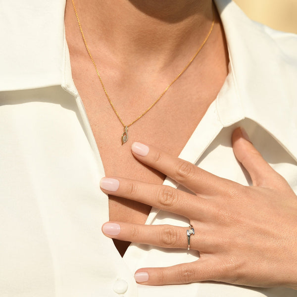 Bague "Dava" D 0,049/7 - Or Blanc 375/1000