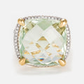 Bague "Rivière" D0,33/60 - Green Amethyst 16,9/1