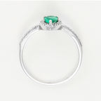 Bague"Perrine" D0,13/37 E0,4/1 - Or Blanc