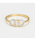 Bague "Ronds Entrelacés" - D0,06/30 - Or Jaune