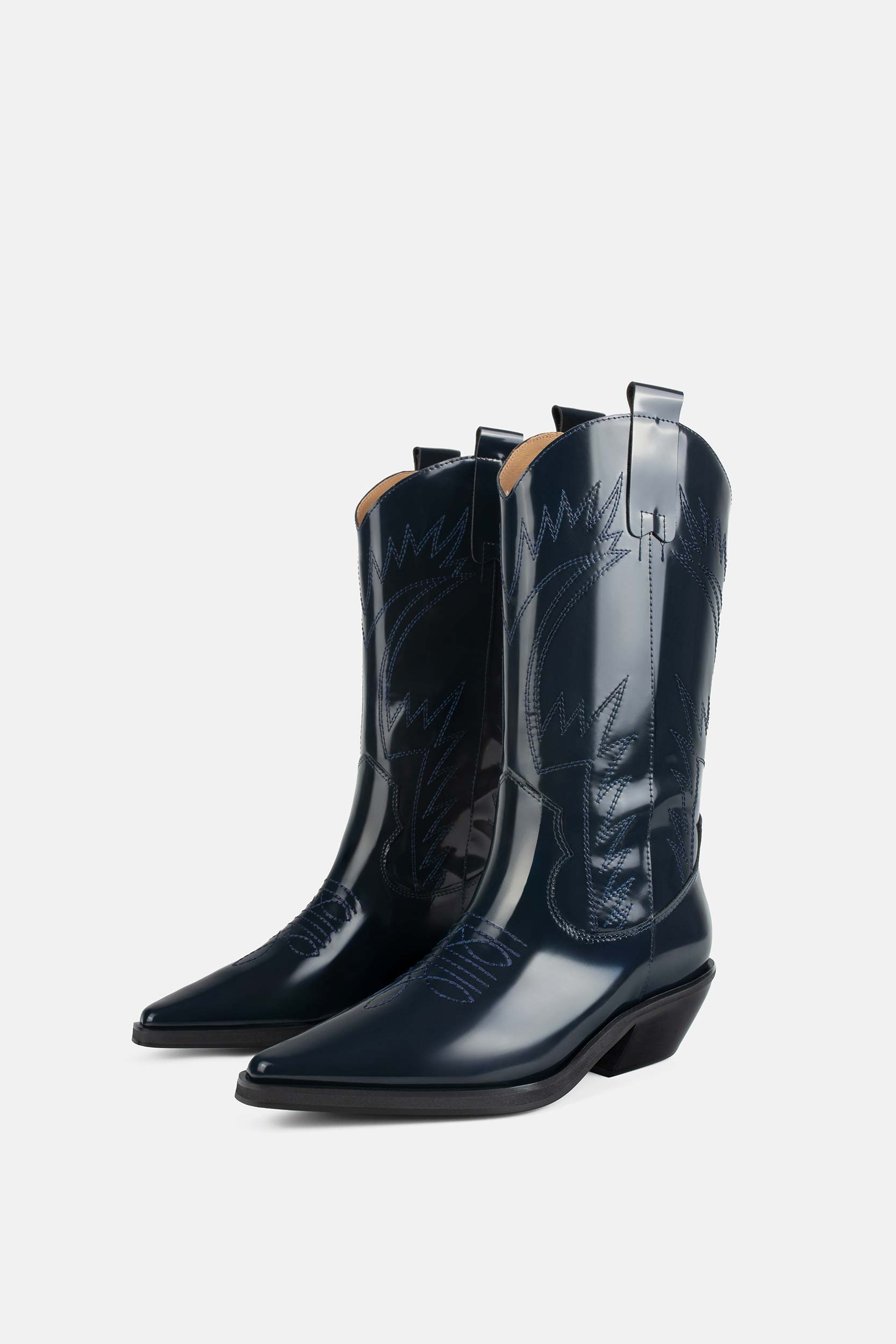 Bottes Holly Leaves - Navy