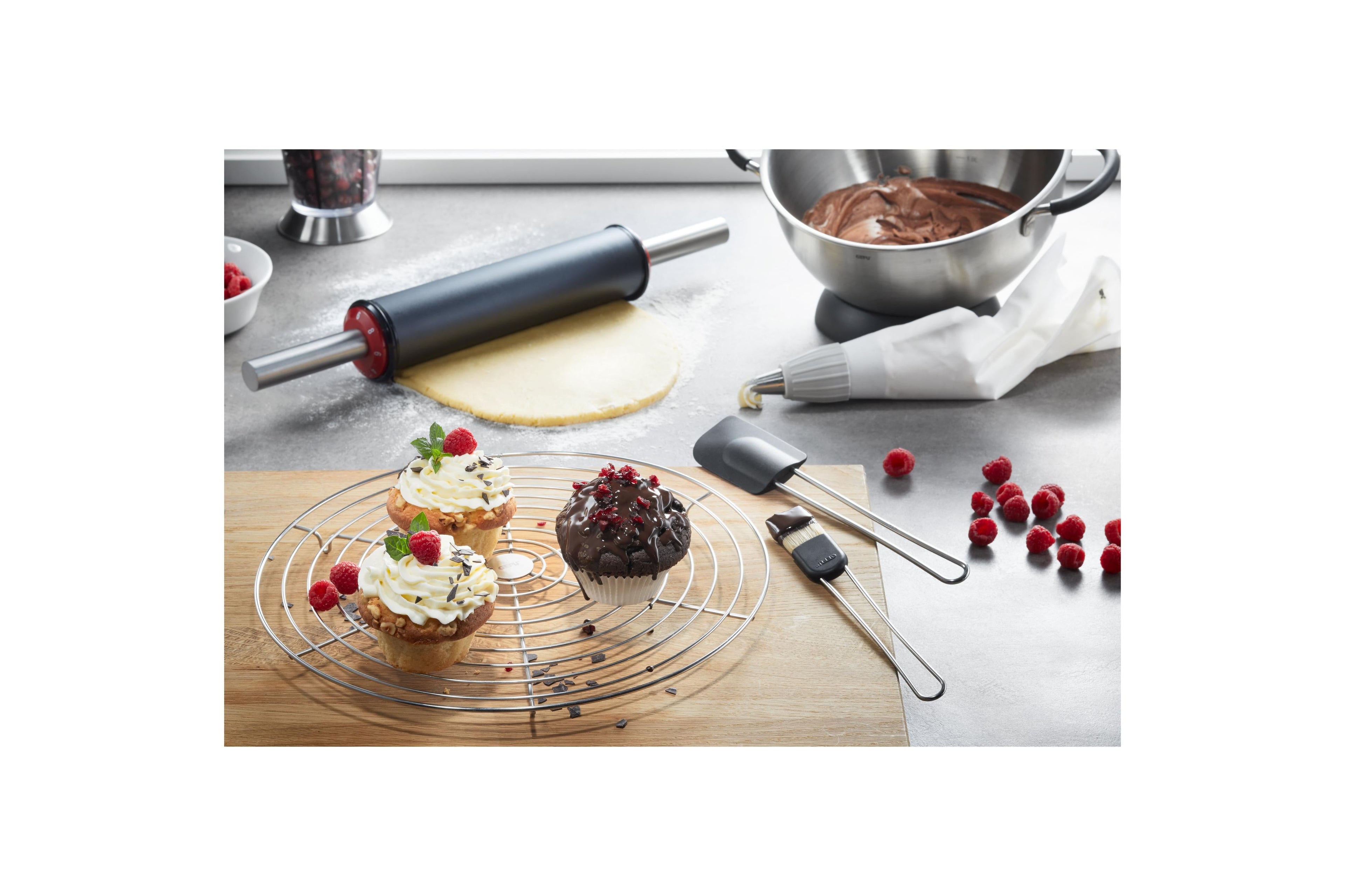 Ario - Grille De Refroidissement Pour Gâteaux - Argent