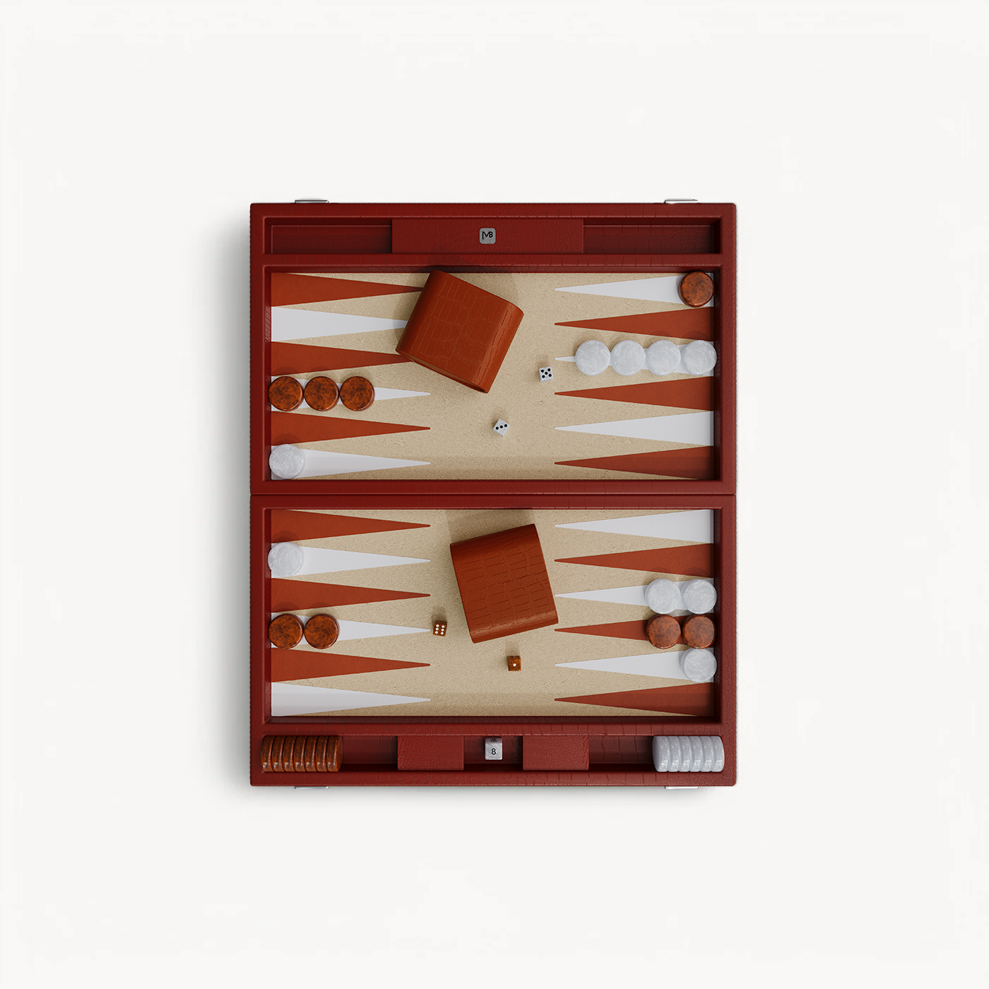 Signature Alligator Backgammon