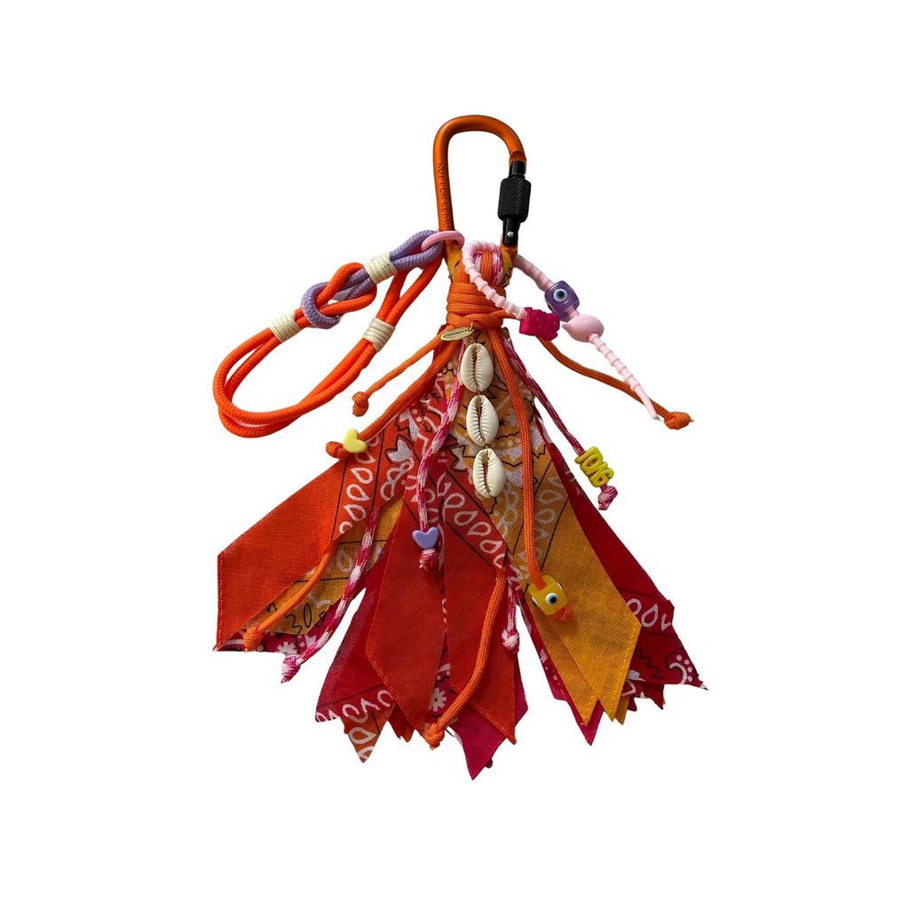 Bag Charm Rouge/Fuschia/Orange/Mandarine