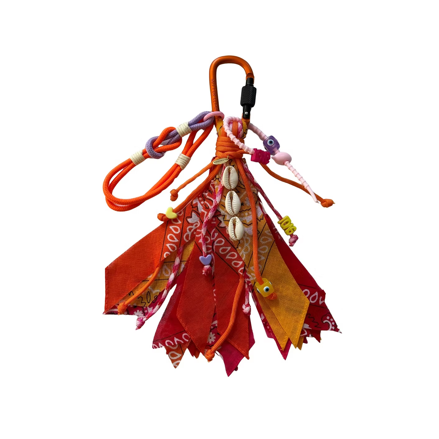 Bag Charm Rouge/Fuschia/Orange/Mandarine