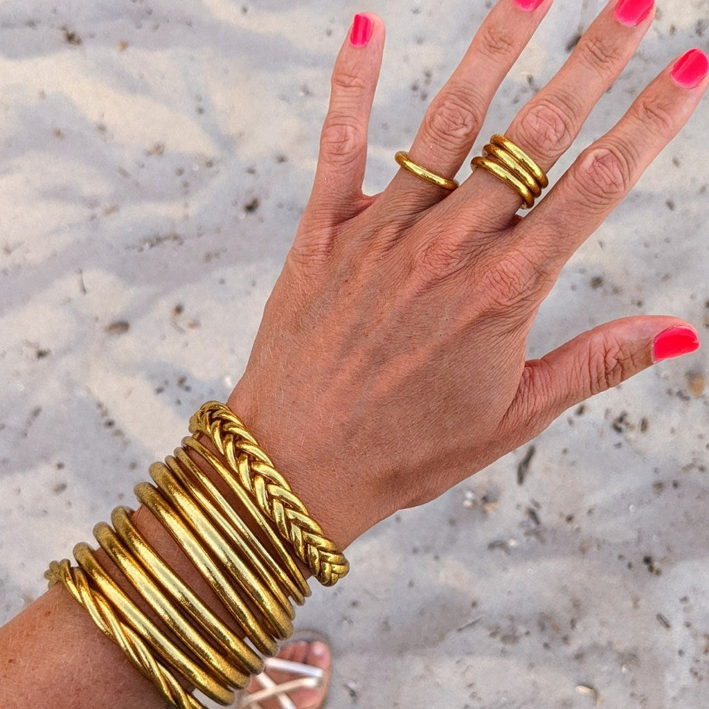 Bague Bouddhiste - Light Gold