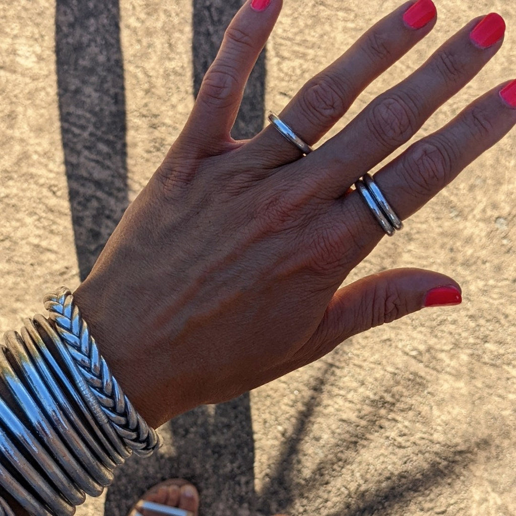 Bague Bouddhiste - Silver