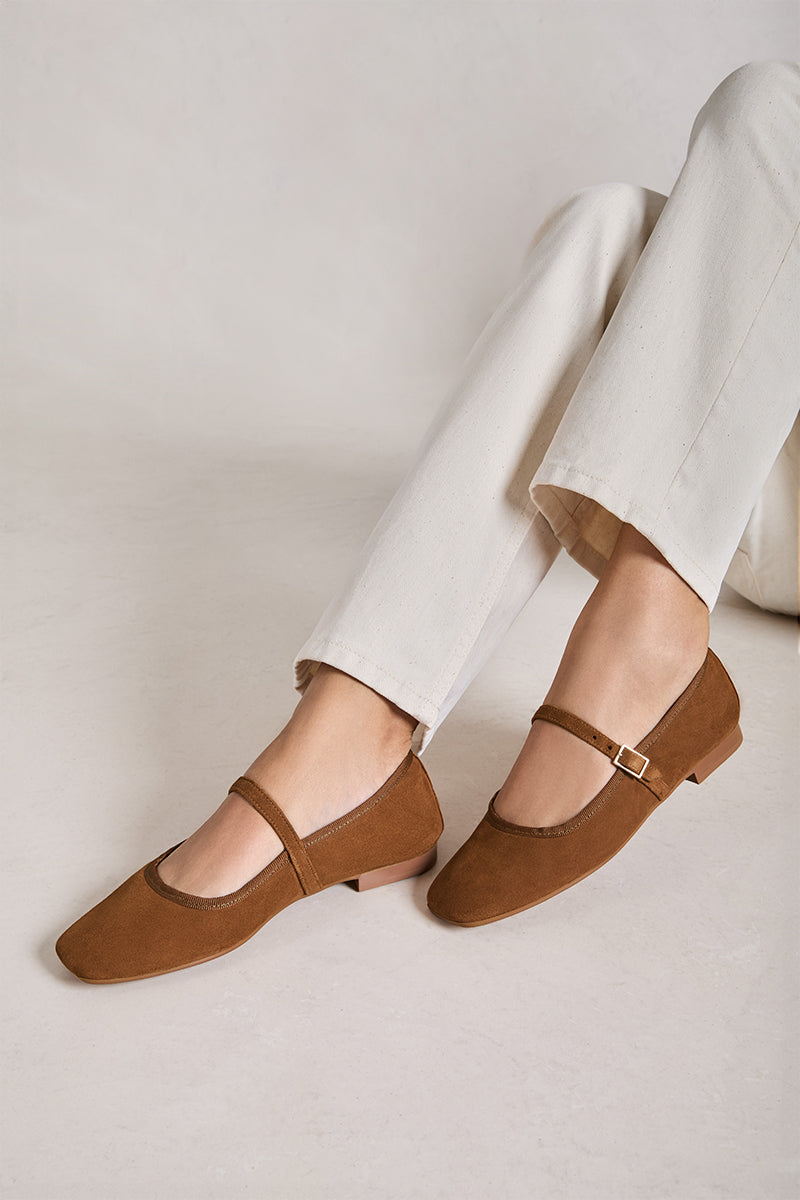 Ballerines Nicolle - Camel