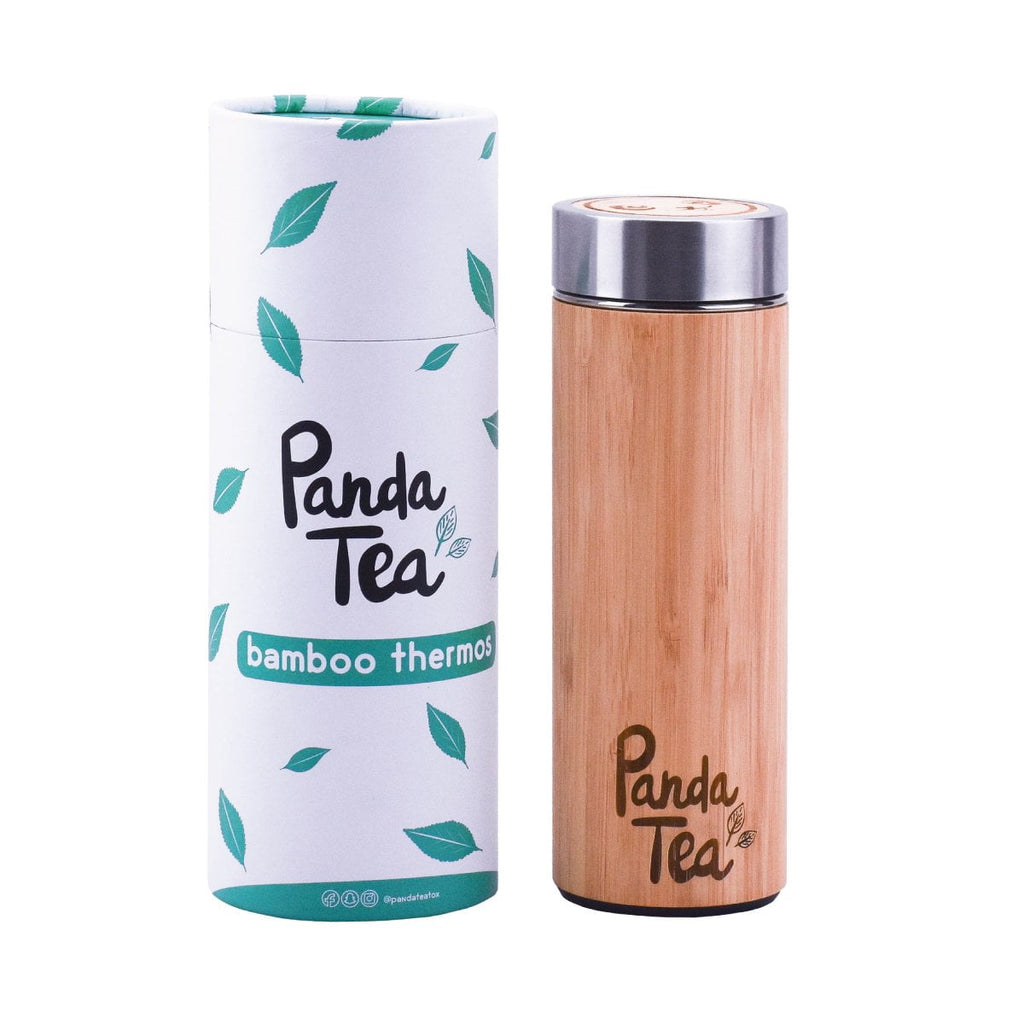 Thermos En Bambou Avec Infuseur - 360 Ml
