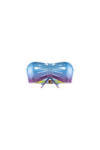 Bandeau Froncé Captivante Sunset Rouge/Bleu