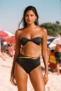 Bas De Maillot Samba Noir Petit Pois