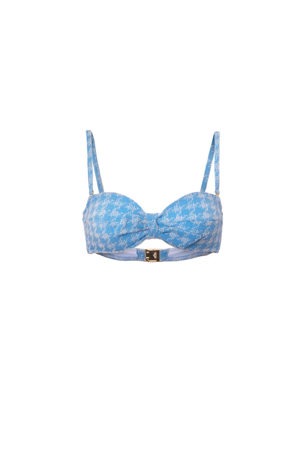 Haut De Maillot Amour A La Plage Bleu