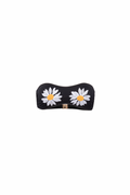 Bandeau Marguerites Noir